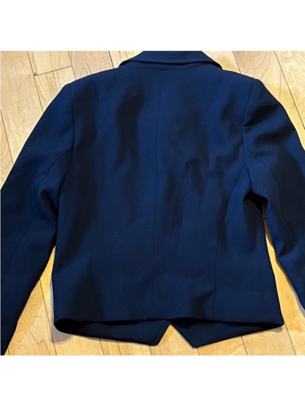Trina Turk Navy Blue Blazer with gold metal buttons size eight (8) - Picture 10 of 11